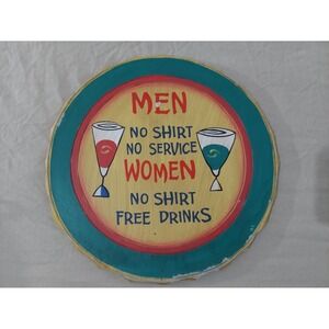 Bar Sign Drinking Man Cave Wall